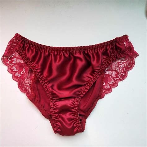 satin and lace panties